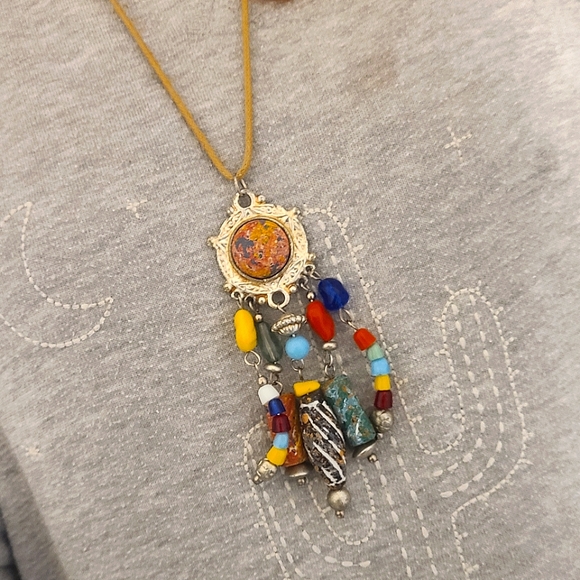 Western cowgirl beaded necklace - Picture 1 of 4